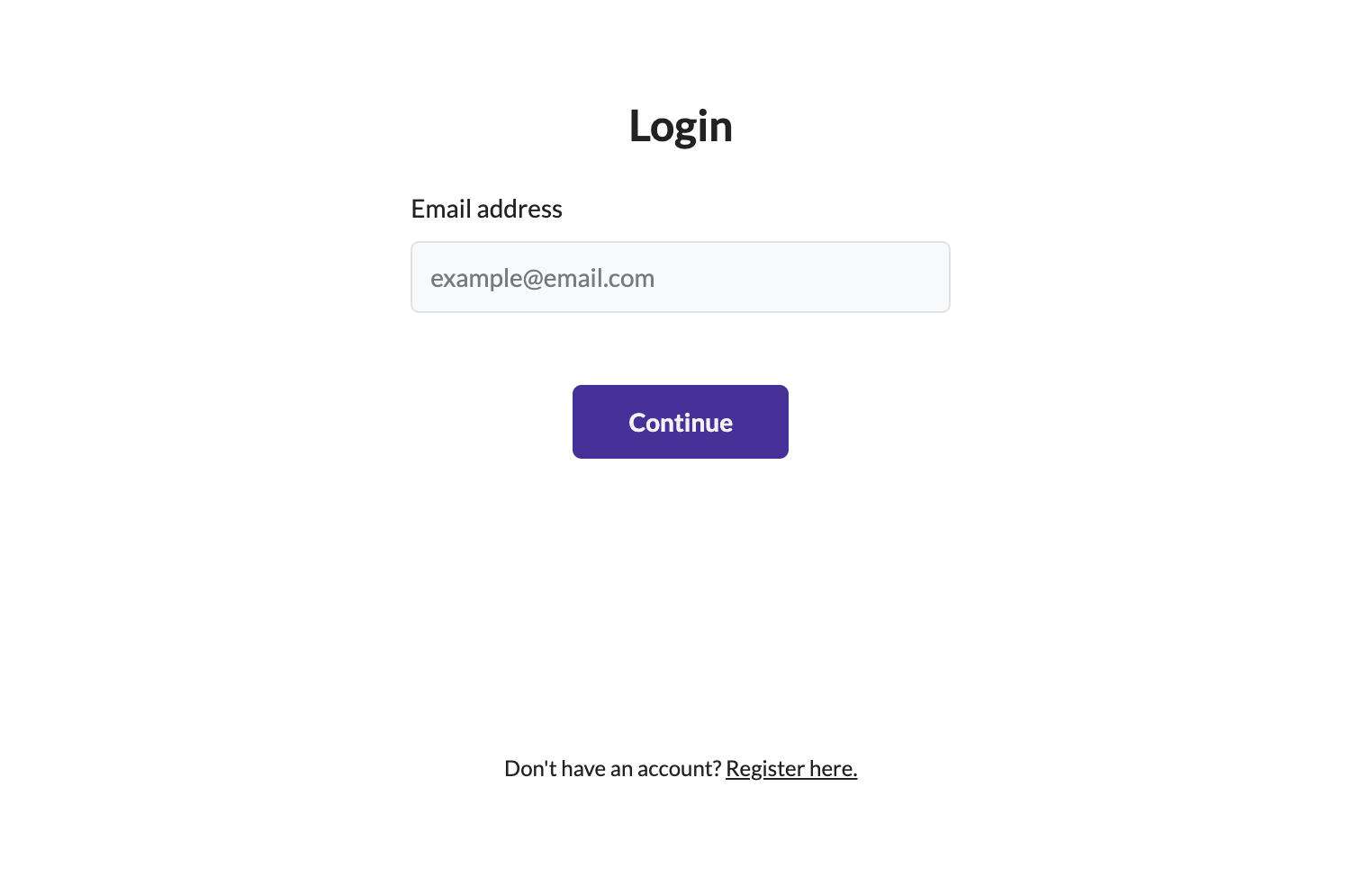 e-mail form