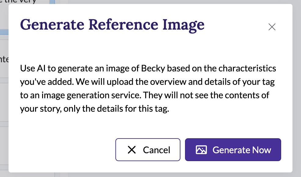 reference images information