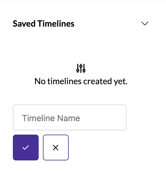 New timeline form