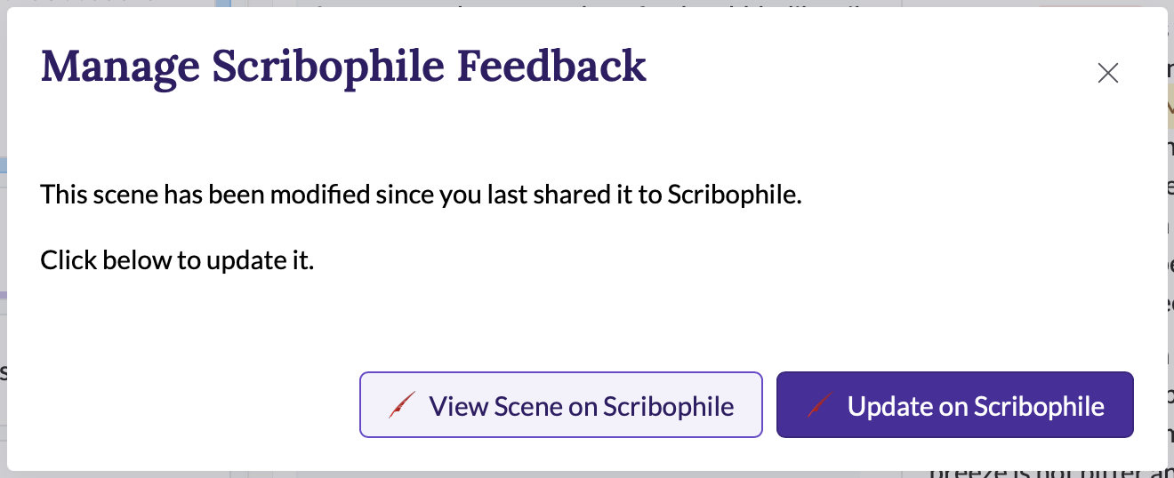 Update on Scribophile